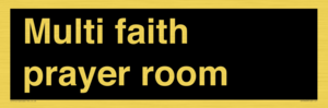 Multi faith prayer room
